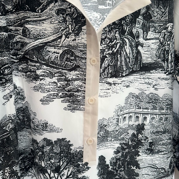 Chic Monochrome Women's Robe - Picture 11 of 11